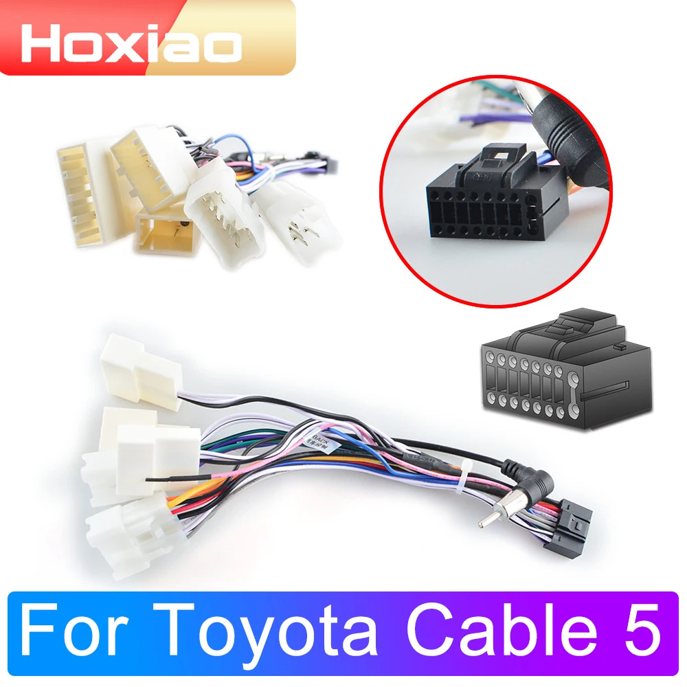 2DIN автомобильный мультимедийный плеер Android для кабеля Toyota | Автомобили и