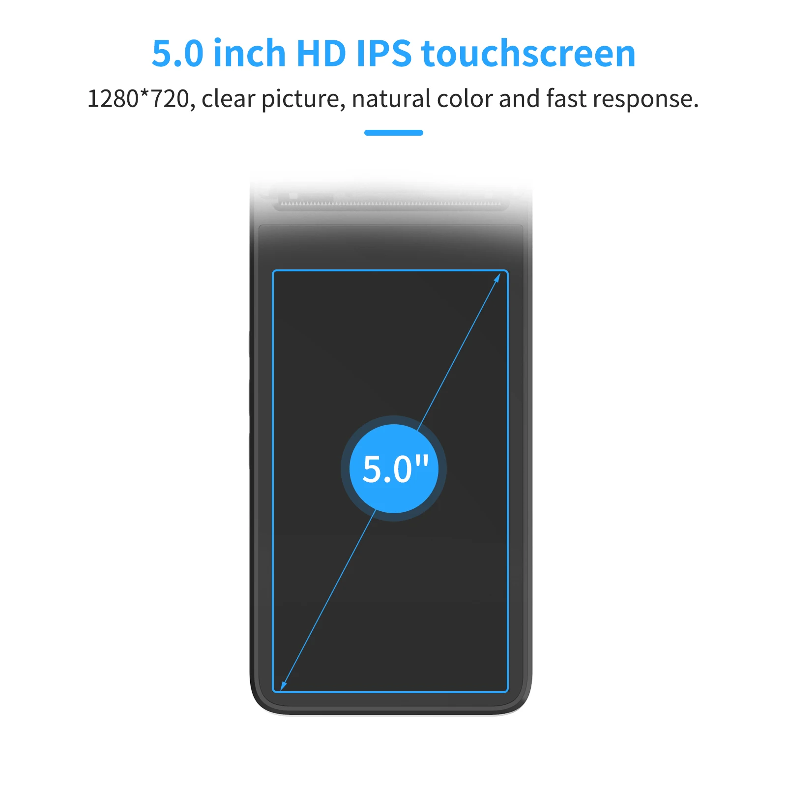 Aibecy ручной КПК POS терминал Термальный чековый принтер 58 мм Android 7 0 поддержка 3G WiFi BT