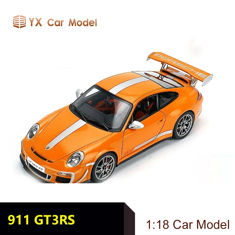 

AUTOart 1:18 Porsche 911GT3RS simulation alloy car model collection gifts ornaments