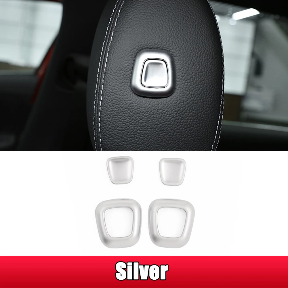 

Для Mercedes Benz A B GLE GLS GLB Class W177 W167 W247 2019 2020 автомобильные аксессуары кнопка подъема подъема подголовника регулировочная крышка отделка