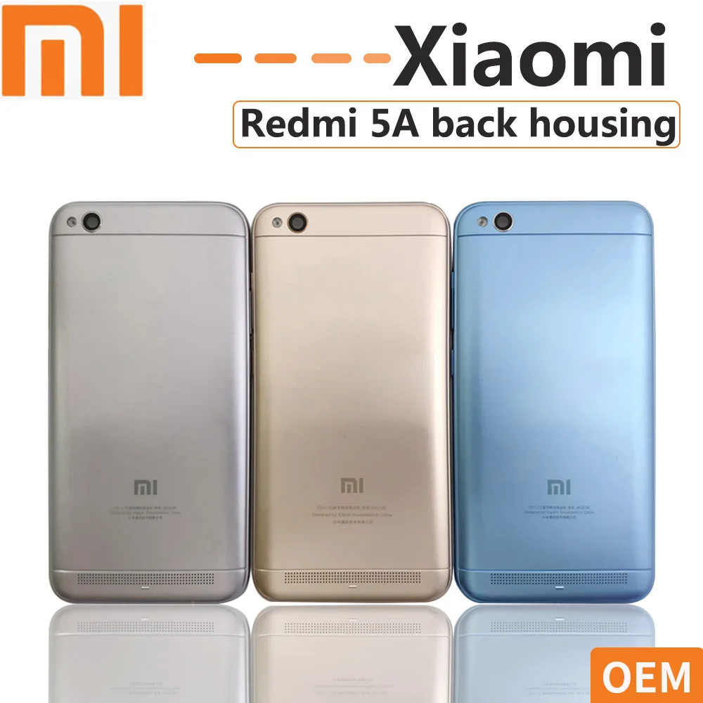 OEM Xiaomi Redmi 5A крышка батареи задняя дверь с объективом камеры и боковые клавиши