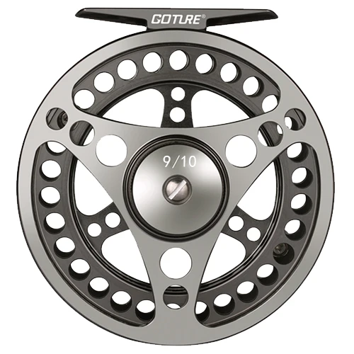 Goture Высокое Качество Fly Fishing Reel 3/4 5/6 7/8 Сменных Fly Reel 2+ 1BB 1: 1 Алюминиевого Сплава рыболовные Снасти Рыболовные Снасти нахлыстом катушка - Цвет: 9 10