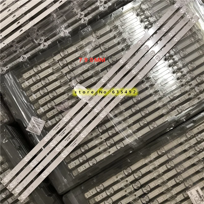

Светодиодная лента для подсветки L40F3302B 0D40D10-ZC14F-02 0D40D10-ZC14F-03 035-400-3528-D 303TT400035, 790 мм, 4 шт.