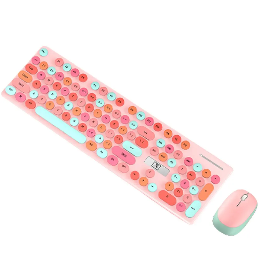 

Mouse And Keyboard Set Without Light Mouse Combo High-key Keyboard For PC Laptop Computer Mute Mouse