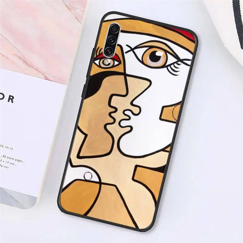 

Picasso abstract Art painting Phone Cases For Samsung galaxy S 9 10 20 A 10 21 30 31 40 50 51 71 s note 20 j 4 2018 plus