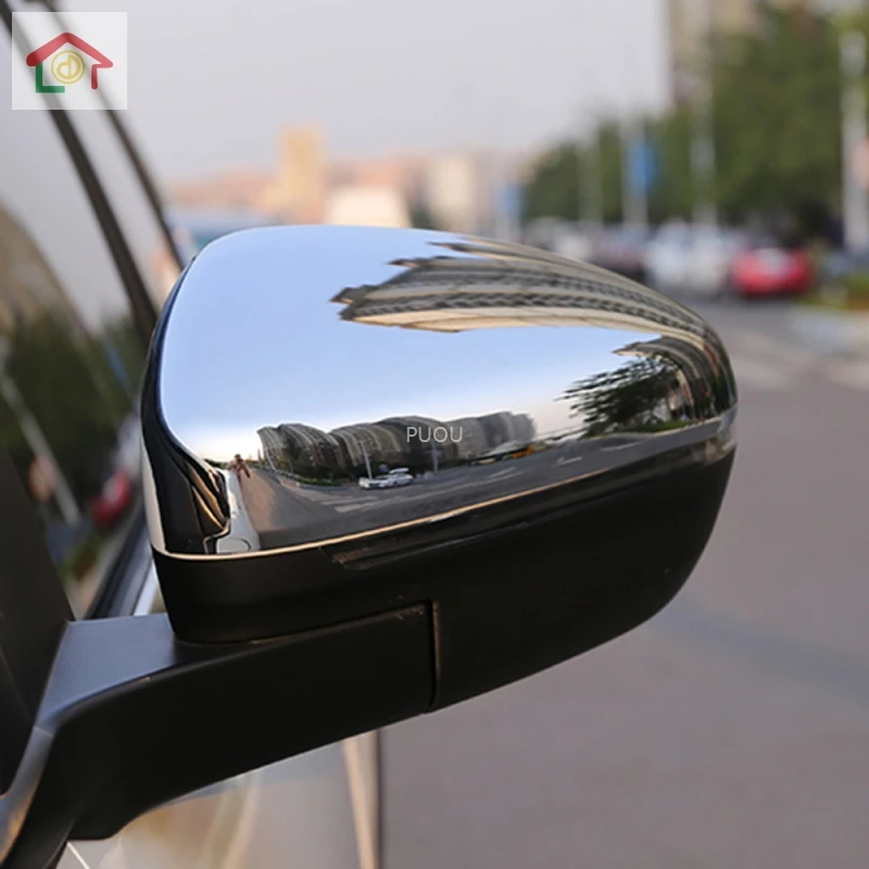 

Chrome Rear-View Side Wing Mirror Protective Cover Cases For For Citroen C5 aircross 2017 2018 2019 Accessories