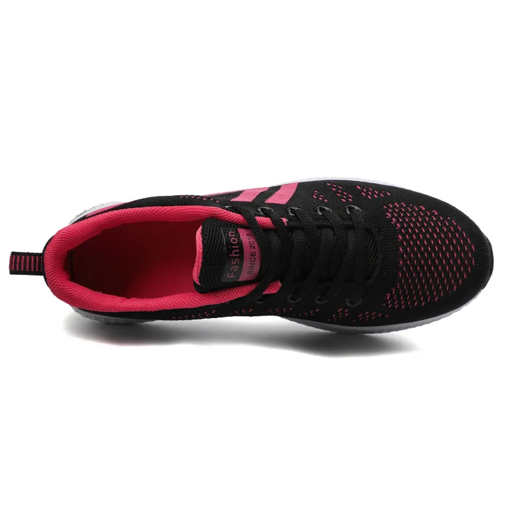 Женская обувь Плетеные кроссовки Кроссовки на платформе Легкие дышащие Femme