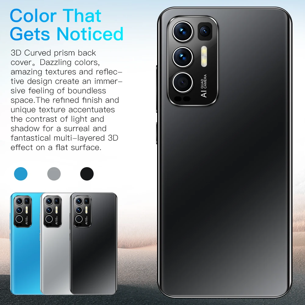 

Brand New Rino5 Pro+ Smartphones 6800mAh 16+512GB 6.7Inch Mobile Phones 32MP +50MP HD Camera Android11 Dual SIM Cellphones