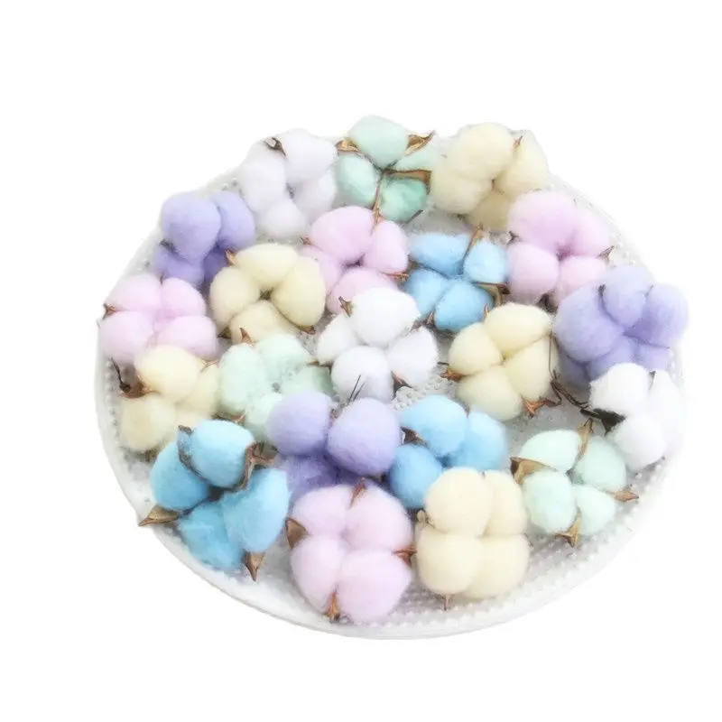 6 шт./лот искусственный из материала на основе хлопка с цветочной 8 видов цветов