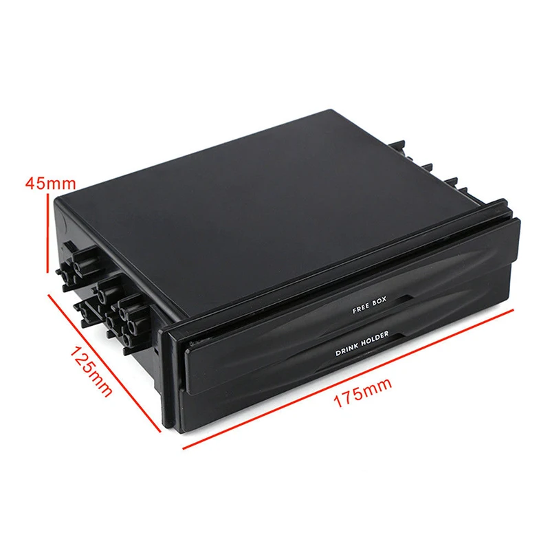 

Radio Storage Box Two-layer Universal Double position Organizer Plastic