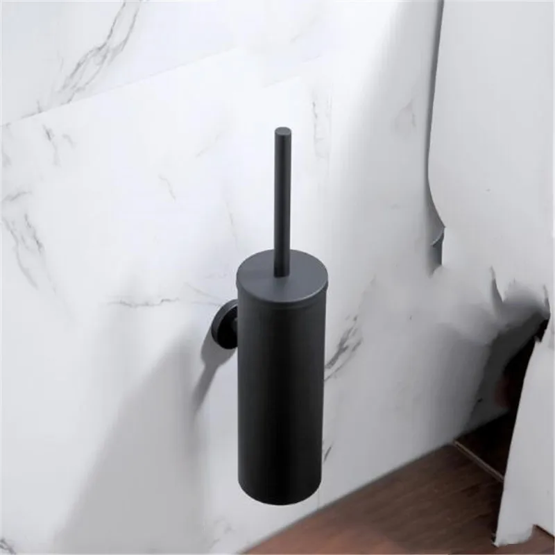 Щетка для унитаза черная/серебристая нержавеющая сталь SUS 304 | Обустройство дома