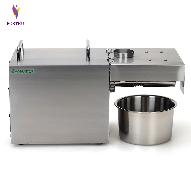 Postrui Fully Automatic Small Medium Household/Commercial Stainless Steel Double-Press Electric Intelligent Oil Press STB-505 |