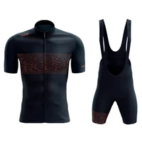 cycling jersey set men bib shorts set 2021 summer mountain breathable clothing team racing uniform black maillot cycling clothes