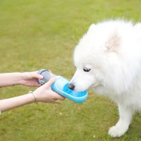 2021 pet accompanying cup out of the waters cup outdoor portable travel water bottle aniamals water bowl puppy drinking fountain