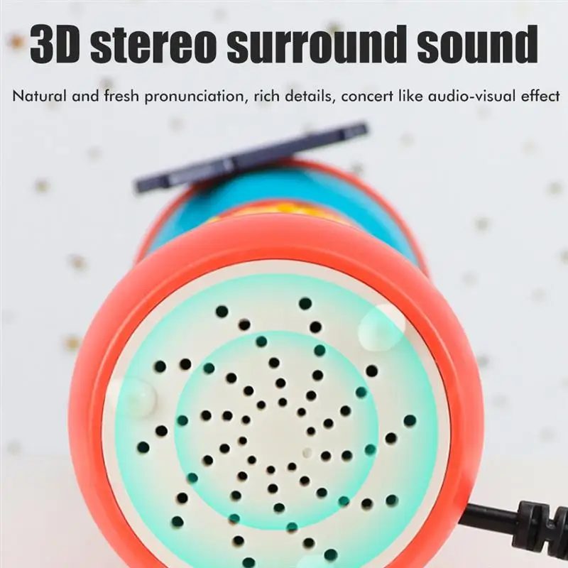 Детские игрушки Bluetooth беспроводной микрофон-динамик Караоке домашний плеер KTV для вечеринок, детских песенных игрушек.