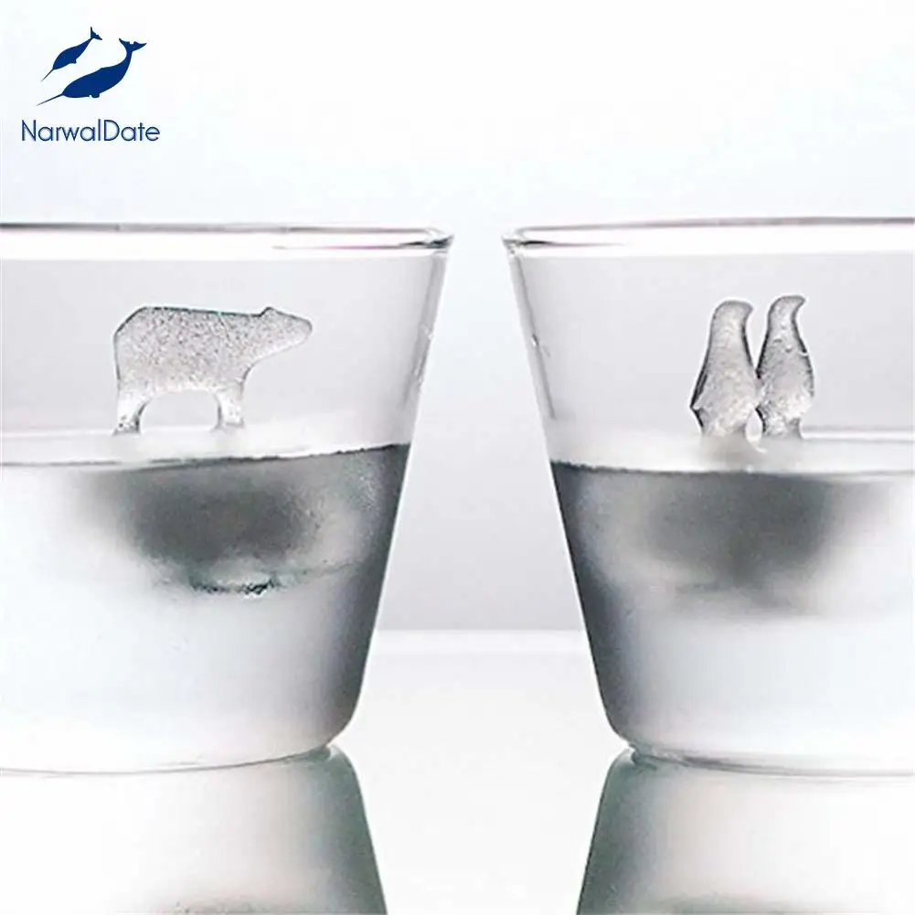 2 шт. силиконовая для кубиков льда Форма Льда Полярный медведь Пингвин эскимо