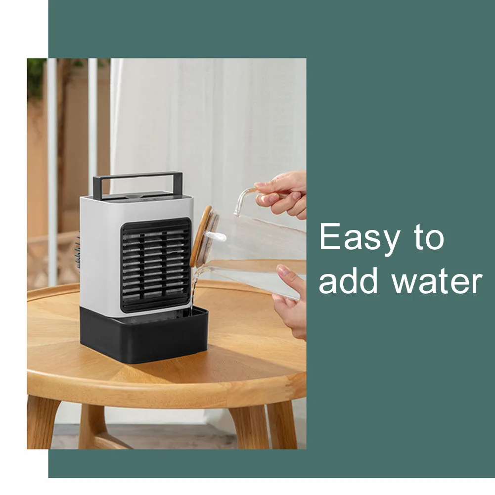 Портативный мини-USB тихий кондиционер увлажнитель воздуха Настольный Анионный