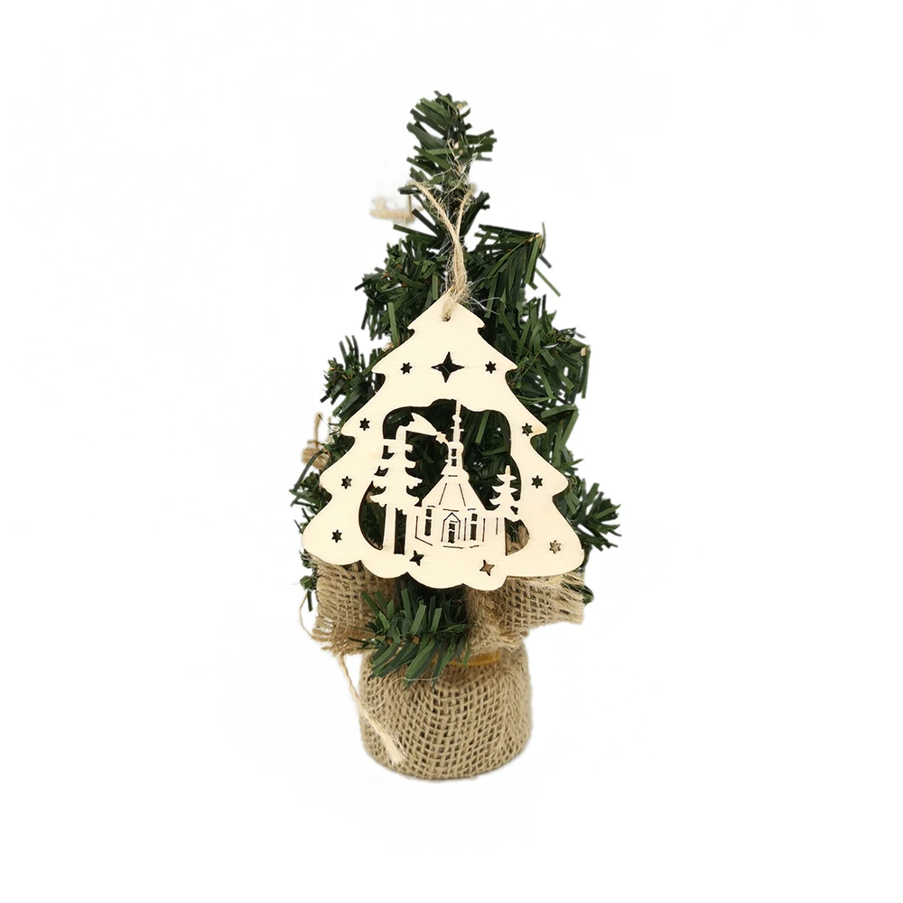 10 шт. рождественские деревянные украшения ломтики вырезы для рукоделия