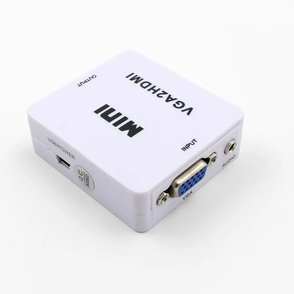HDMI To VGA With Audio Adapter Cable HD Conversion support HDCP 1.0 / 1.1 1.2 | Электроника