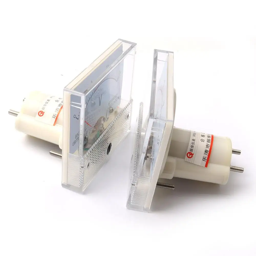 

2Pcs 85C1-V DC 0--15V Analogue DC Voltage Needle Panel Meter Voltmeter