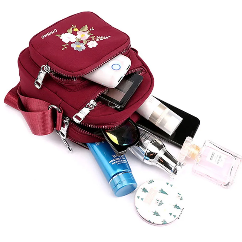 Новые поступления 2020 маленькие сумки на молнии с вышивкой популярные женские