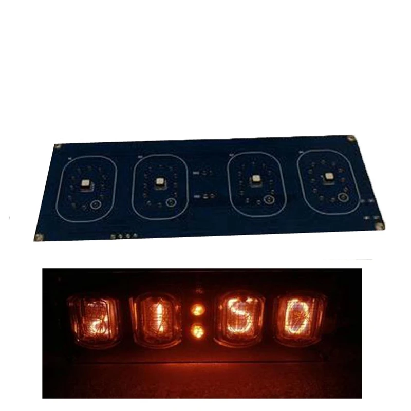 

Diy tube glow tube clock module core board IN12 IN-12 PCBA with LED backlight
