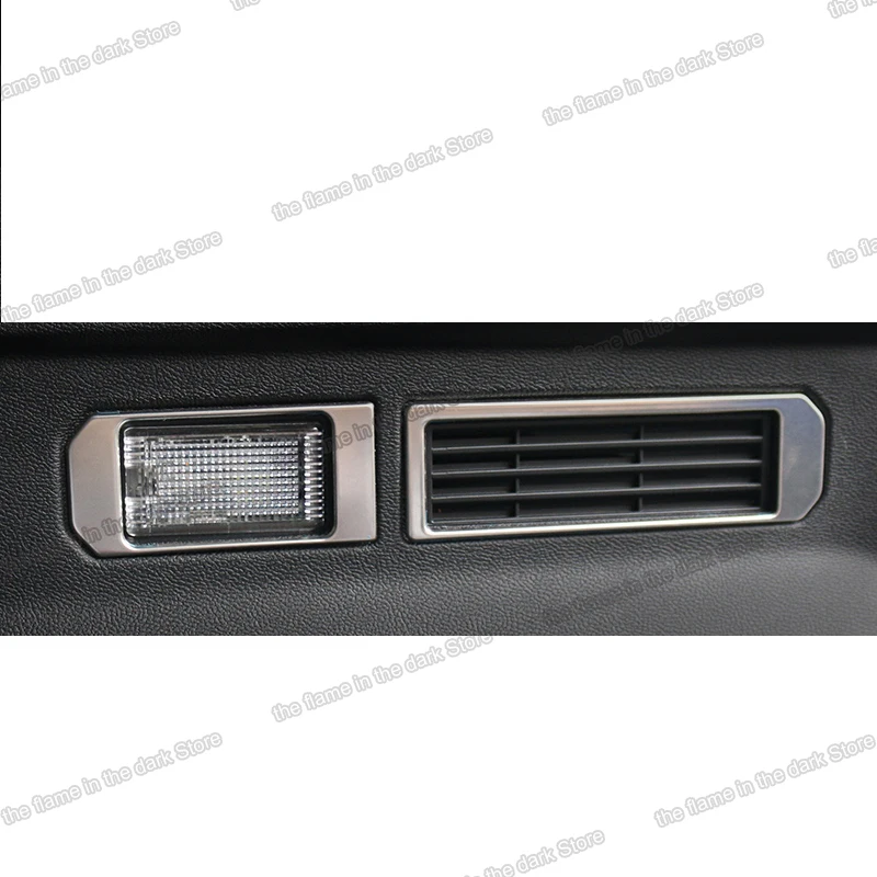 

Lsrtw2017 Stainless Steel Car Trunk Light Button Frame Trims for Haval H6 2017 2018 2019 2020 Interior Accessories Chrome vent