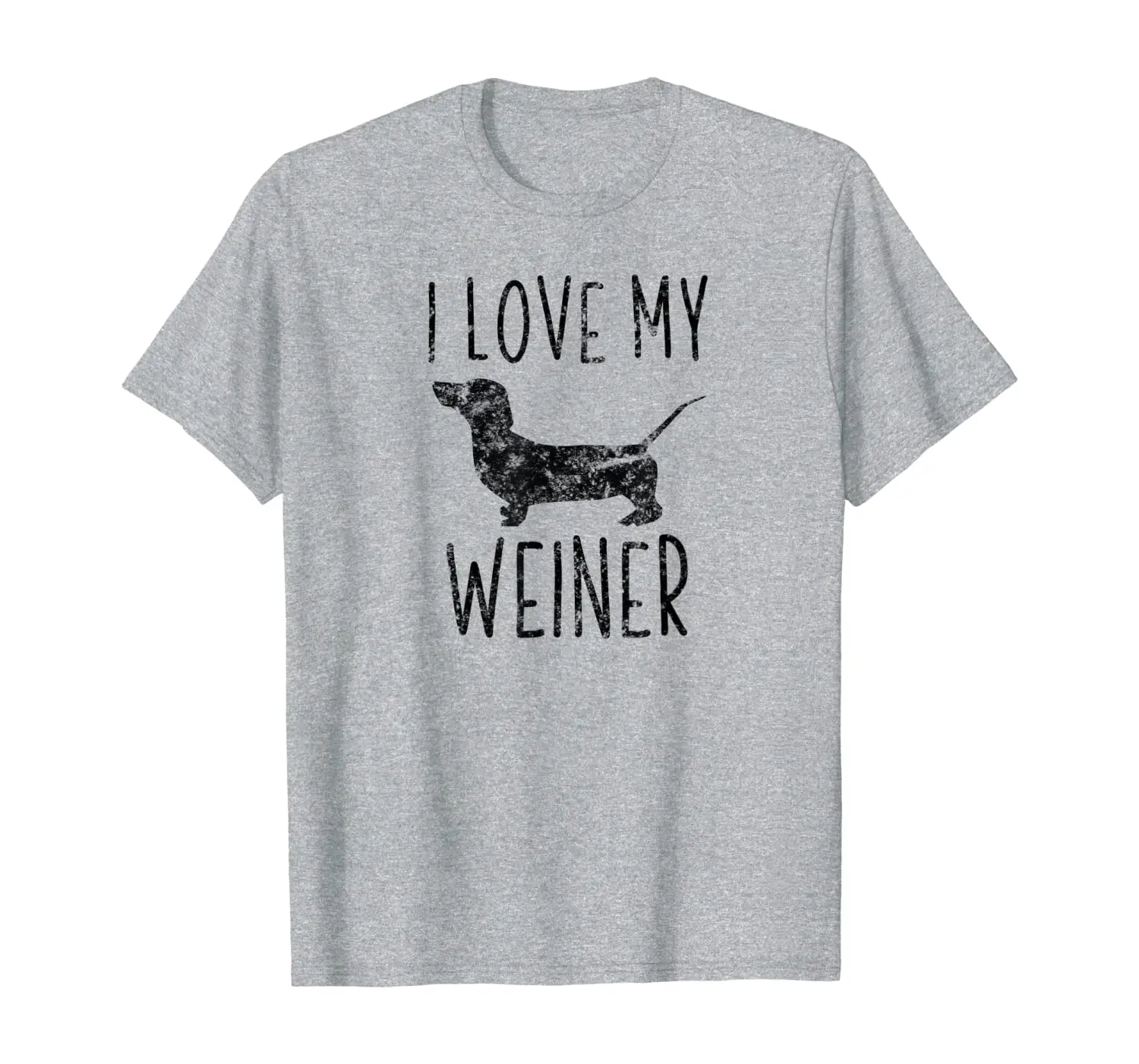 

Weiner Dog Gifts For Women I Love My Weiner Funny Dachshund T-Shirt