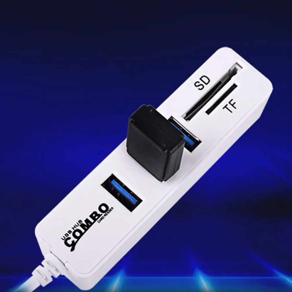 Микро-USB-порты 2 0 комбинированный кардридер TF концентратор USB-разветвитель порт 3/6