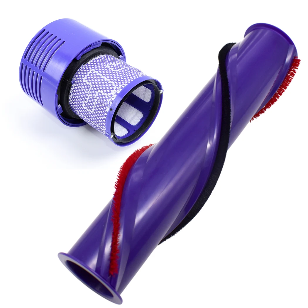 

For Dyson V10 Cordless Handheld Vacuum Brushroll Brushbar + Washable Filter Smart Sweeping Robot Vacuum Cleaner Accessories