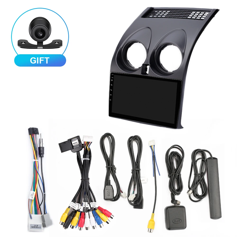 

Car Radio Multimedia Player For Nissan Qashqai 1 J11 J10 2Din Android 10.0 Autoradio GPS Navigation Tape Recorder Audio Headunit