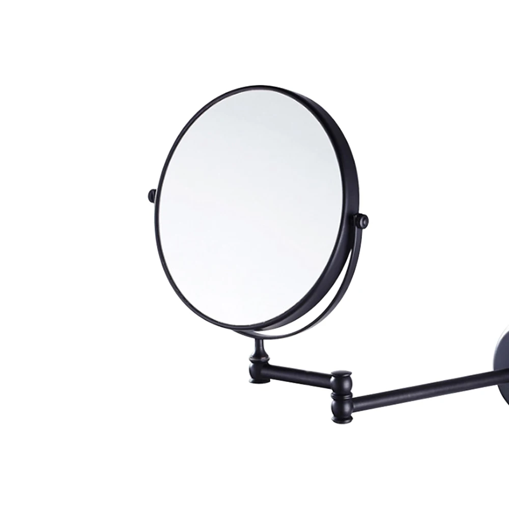 Черный латунный настенный готовой ванной Аксессуары для зеркал расстояние