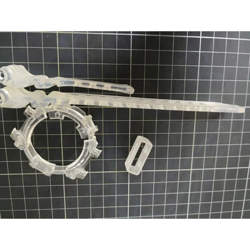 Прозрачный силиконовый резиновый ремешок для часов чехол телефона сменный