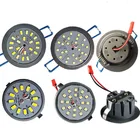 Светодиодный ные хрустальные люстры, встроенная лампа-трансформер, 3 цвета, 5 Вт, Потолочная Встраиваемая лампа для модернизации, 110 В, 220 В, точесветильник светильник