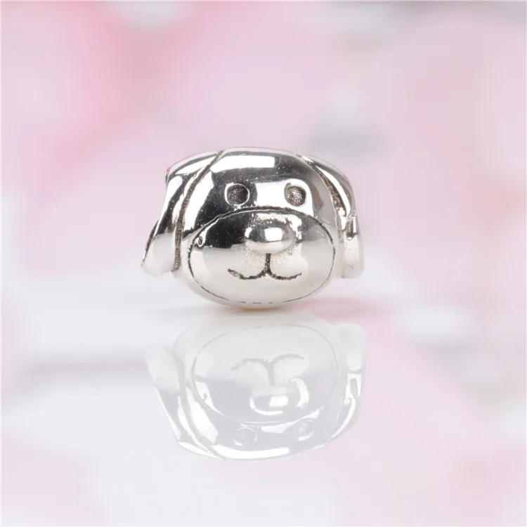 

Amaia 100% Authentic 925 Sterling Silver Heart Loyal Puppy Beads Fit Original Bracelet Pendant DIY Jewelry Charms Gift