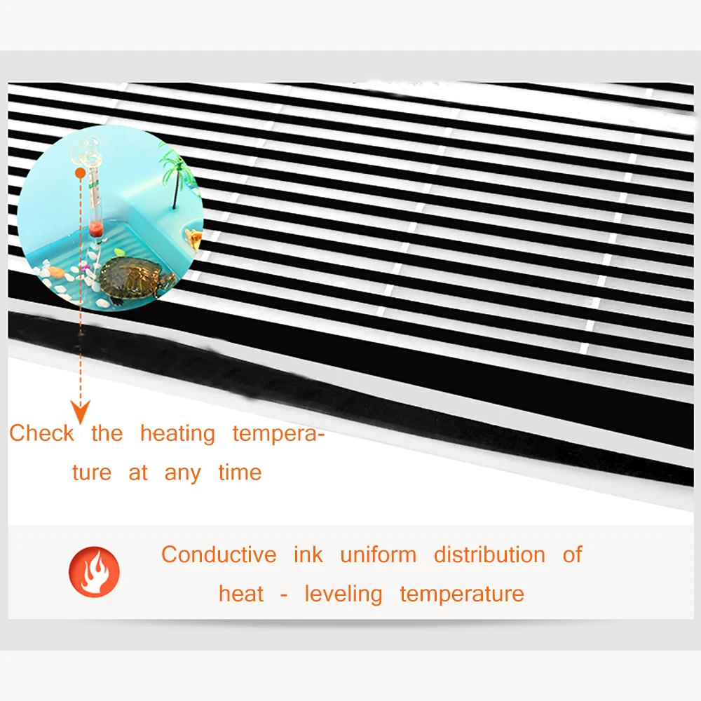 

Reptiles Heat Mat 5W 15W 25W Climbing Pet Warm Heating Pads Adjustable Temperature Controller Mats Reptiles Supplies