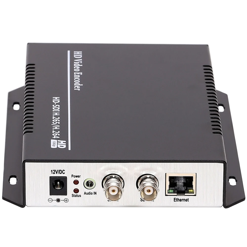HEVC H.265 H.264 SD /HD /3G SDI для IP прямой трансляции видео аудио кодер SRT HTTP RTSP RTMP UDP ONVIF RTMPS |
