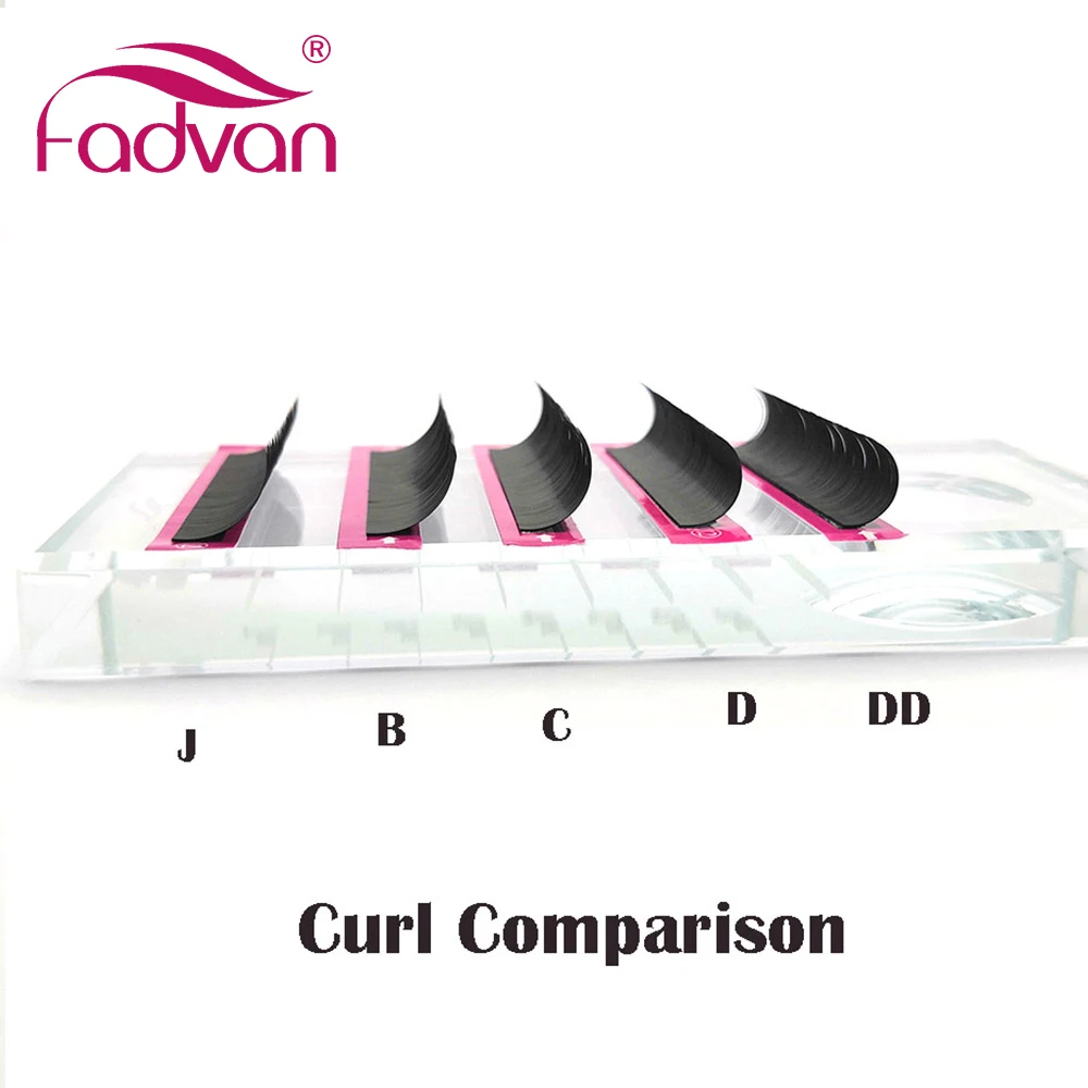Fadvan макияж ресниц Накладные ресницы для профессионального строительства J/B/C/D/DD