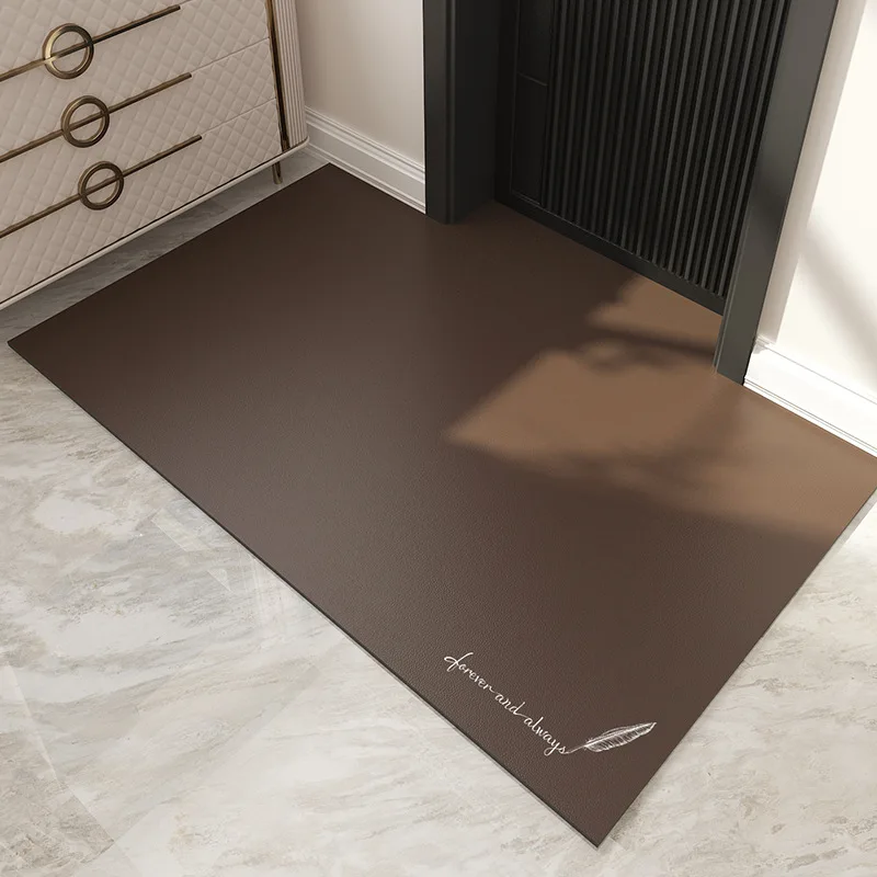 

Коврик дверной домашний, кожаный нескользящий Придверный коврик для прихожей, гостиной