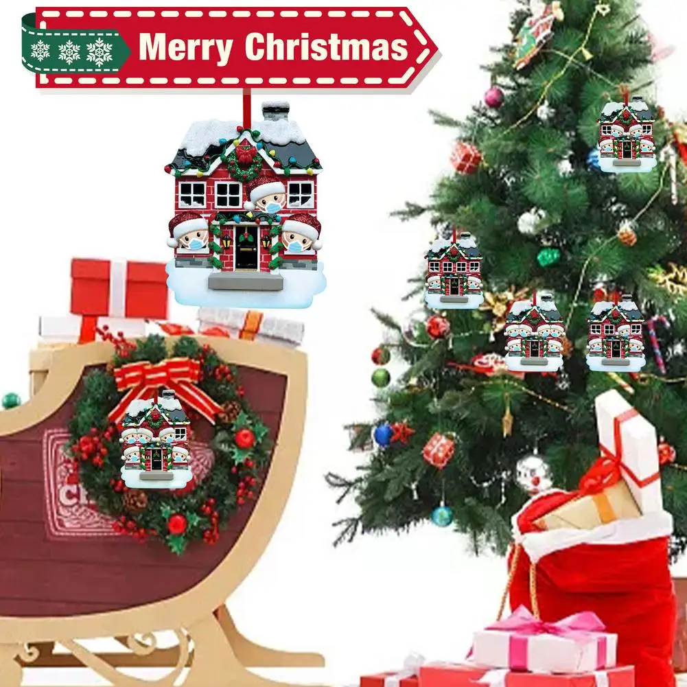 Новые рождественские Висячие персонализированные выжившие Семейные орнаменты