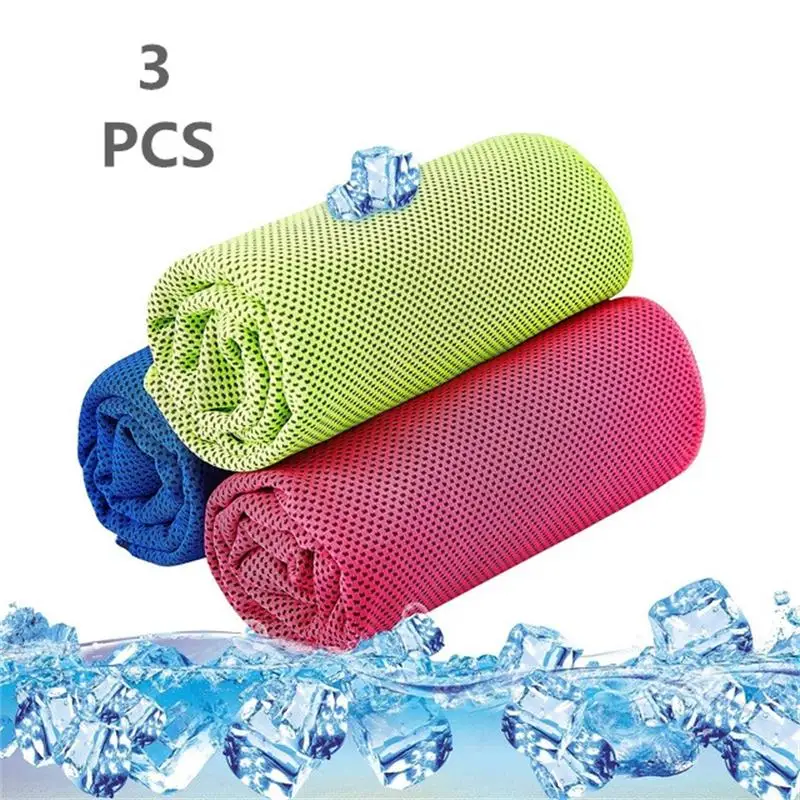 Комплект охлаждающих полотенец из 3 предметов охлаждающее полотенце для занятий