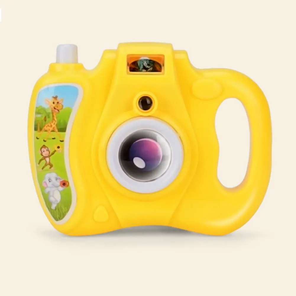 

Intelligent Easy Operate Portable Gifts Cartoon Animal Kids Plastic Simulation Funny Camera Toy Light Projection Educational