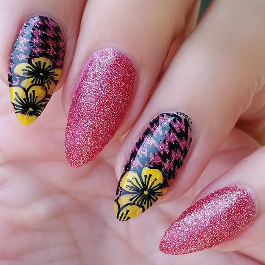 BeautyBigBang пластина для стемпинга для нейл-арта Геометрические Цветочные изображения осенняя Тема для ногтей лак штамповки пластины BBB XL-024