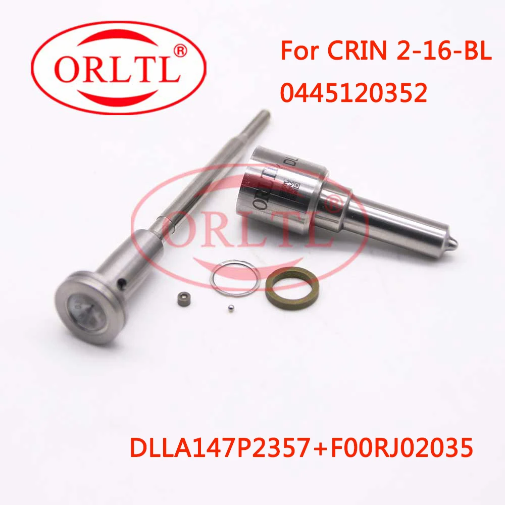 

ORLTL 0 445 120 352 repair kits Common Rail Injector DLLA147P2357 diesel Nozzle valve F00RJ02035 for Fuel Injector 0445120352