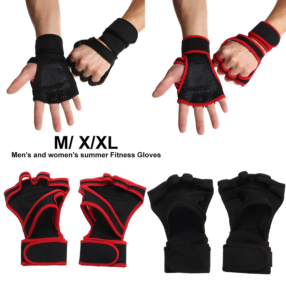 Тренировочные перчатки для тяжелой атлетики женщин и мужчин спортивные фитнеса