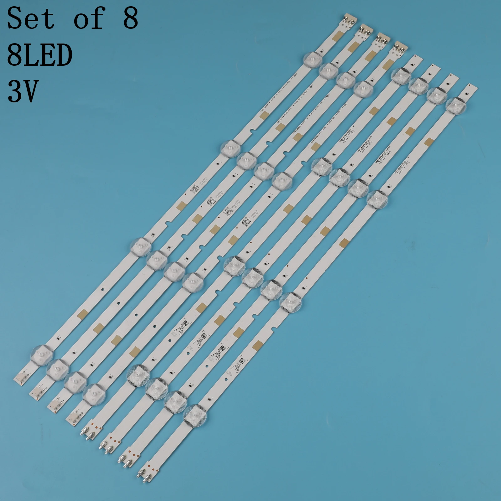 

New Kit 8 PCS LED Backlight strip For LIG 40LF630V 40LF570V INNOTEK 40 DRT4.0 DRT 4.0 3.0 40 inch A B SVL400 6916L-0885A