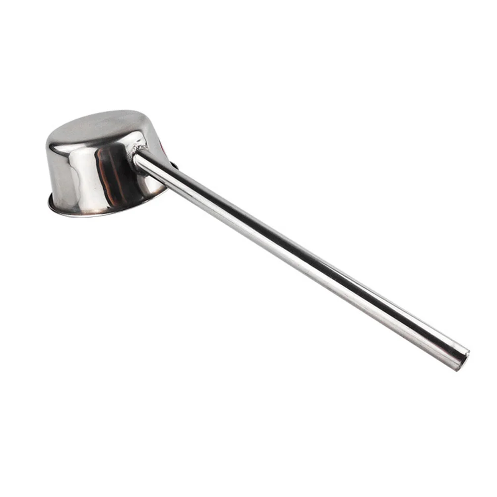 

1pc Water Ladle Stainless Steel Thickened Long Water Bailer Garden Water Ladle