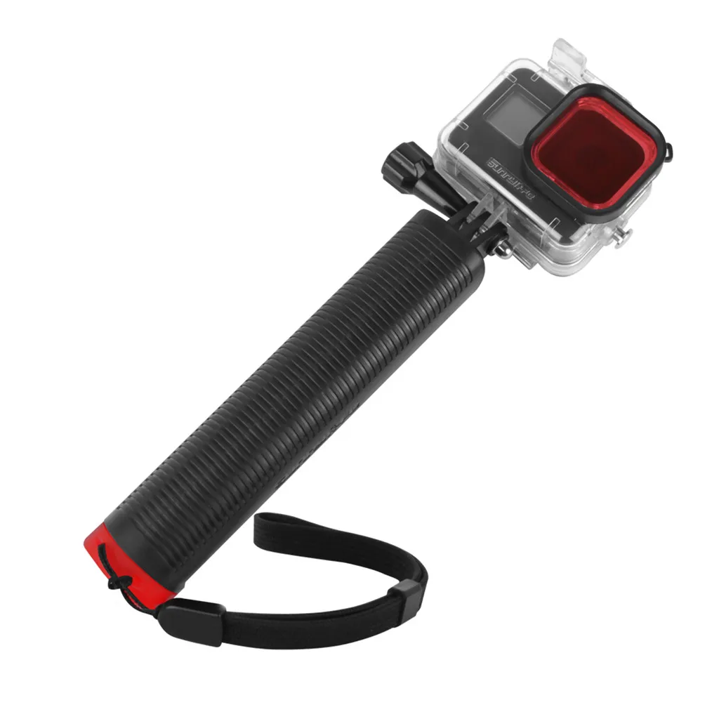 35 # для камеры Go pro 8 плавающая рукоятка + фильтр Водонепроницаемая защитная
