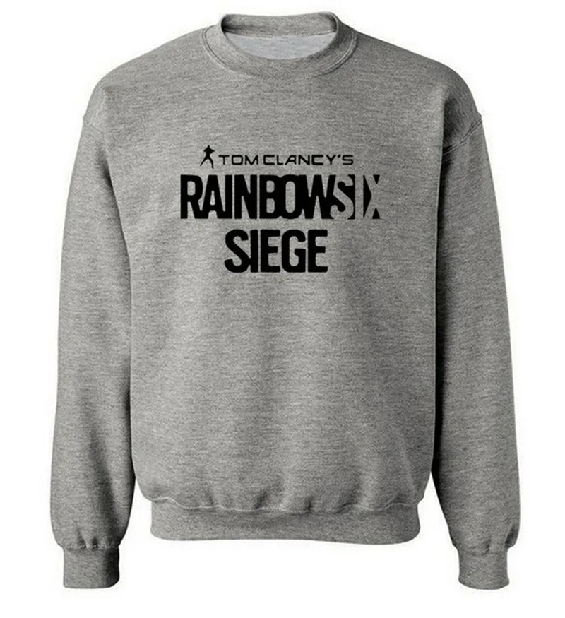 

Rainbow six siege Sweatshirts Fashion Cotton Men Hoodies Cool Printed Fleece pullover Sweatshirts Hip Hop Harajuku Men Clothing