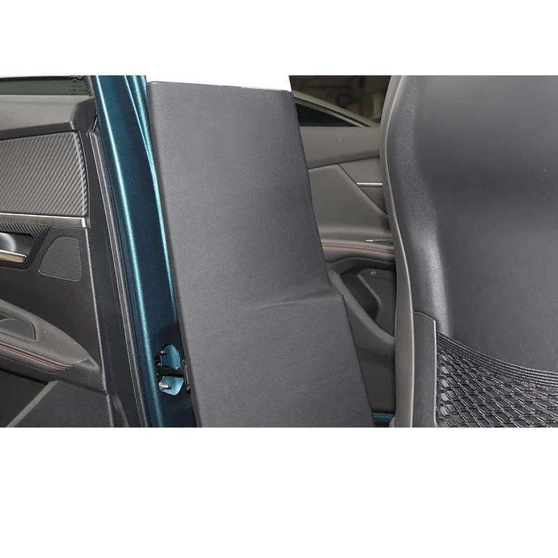 Кожаный защитный коврик Lsrtw2017 для внутренней двери автомобиля средней стойки